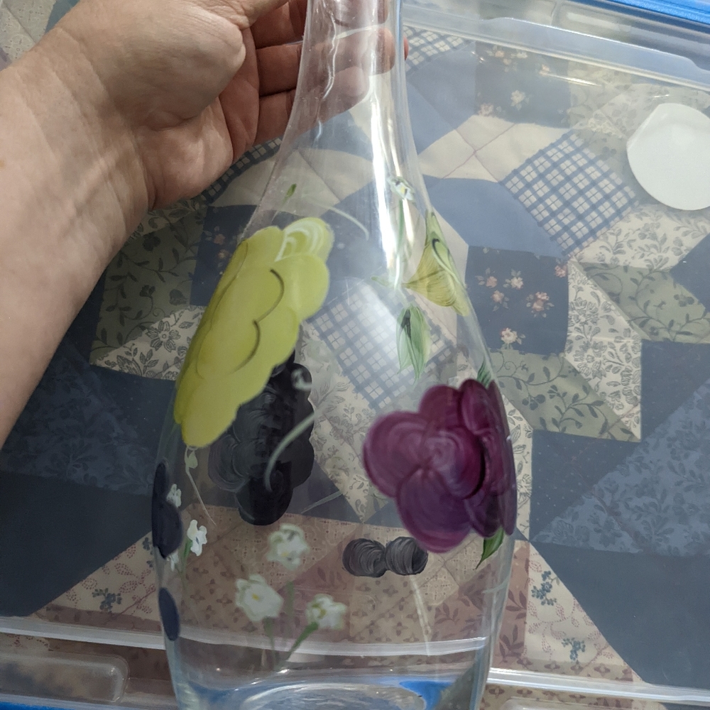 Clear vase